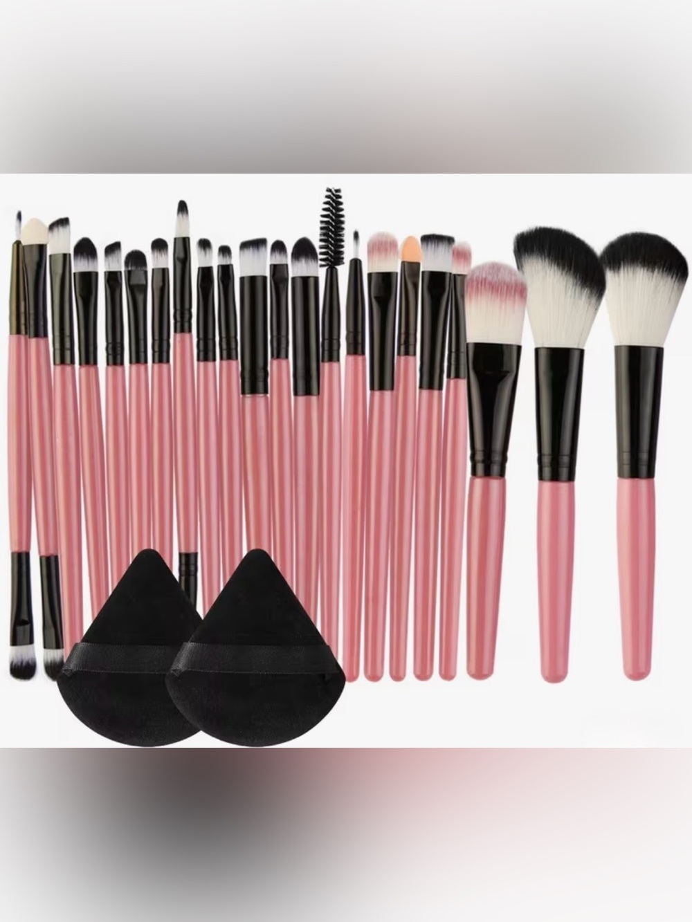 ⭐️ New - 22 Piece Makeup Brush Set Professional Pink Cosmetic Brushes
